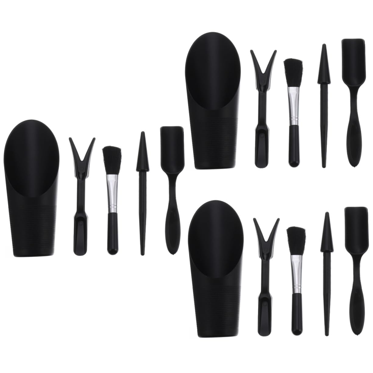 Abaodam 3 Series Herramientas De Jardín Suculentas Neveras Negras Mini Herramientas Manuales De Jardín Herramienta para Plantar Flores Accesorio De Jardinería El Plastico 5 Piezas X 3