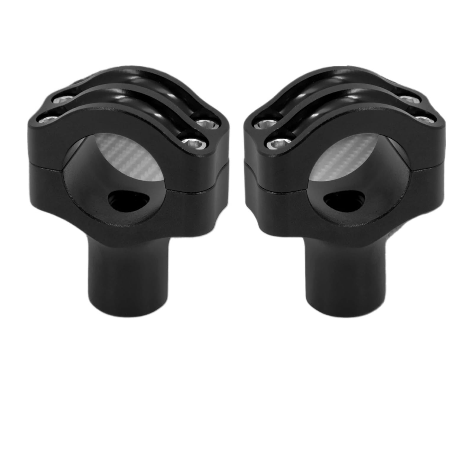 NADCFN Motorcycle 1.25'' Handlebar Risers Clamp Mount Kit Universal Handlebar Riser(Handlebar Clamps C)