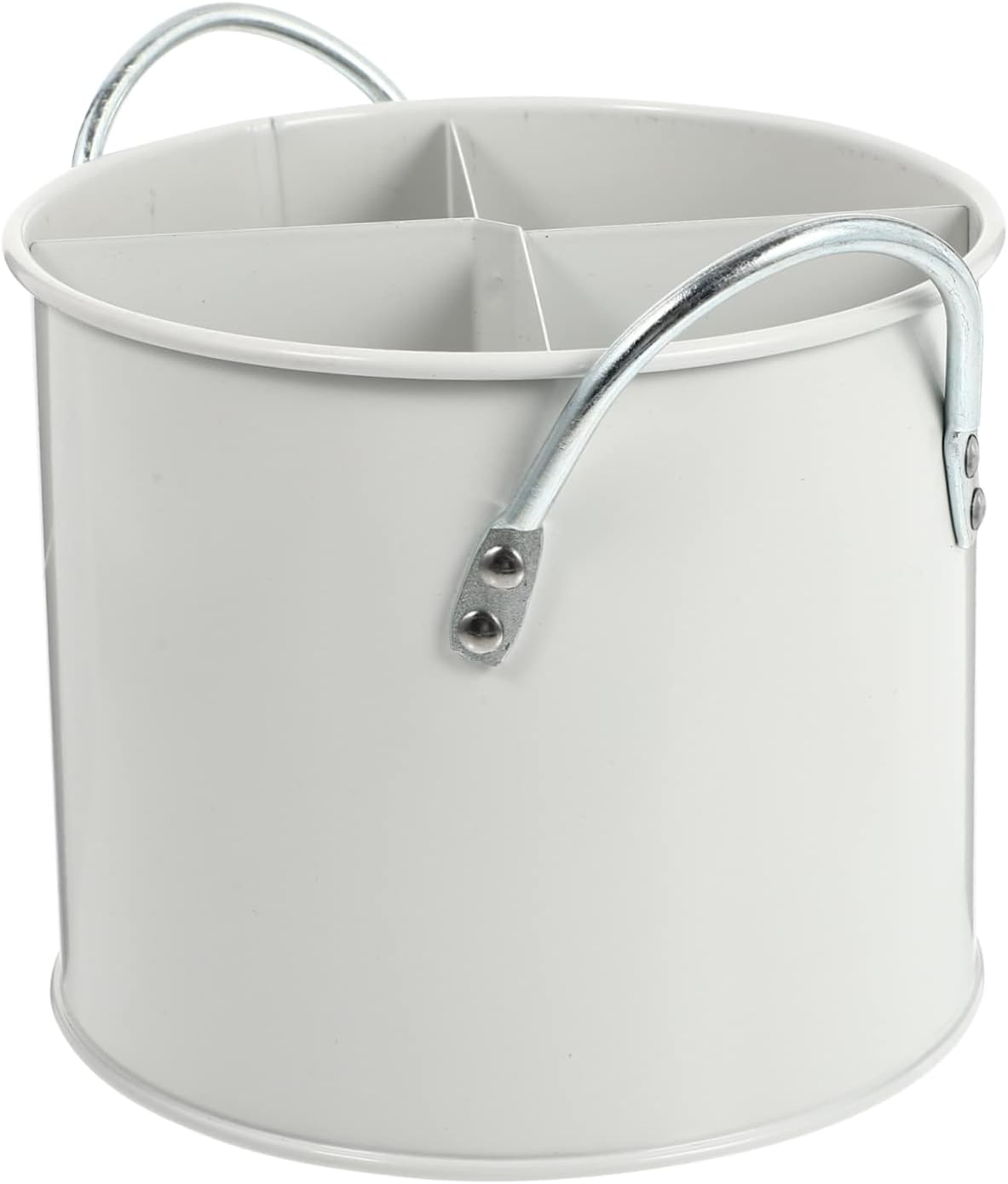 COLLBATH Cutlery Storage Cylinder Multifunctional Kitchenware Organizer Food-Grade Plastic Utensil Holder Dividers for Home Use Space-Saving Design for Forks Spoons and Chopsticks