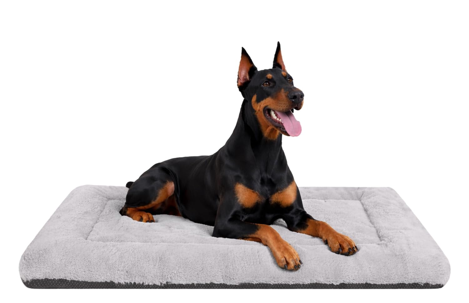 ZENGAOOU Washable Dog Crate Bed with Non-Slip Bottom, Soft Crate Mattress and Flat Dog Mat for Medium and Large Dogs, Comfortable Pet Cushion for Kennels and Home Use (122 x 75 x 5 cm)