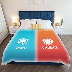 Edredones Eroski SöMN Funda Nórdica Zona Duo para Parejas Kömforte | Hipoalergénico | Edredón Alternativa para Dejar a Todos Comodos | Lavable en la Lavadora | Dos Temperaturas | (Blanco, Rey Europeo)