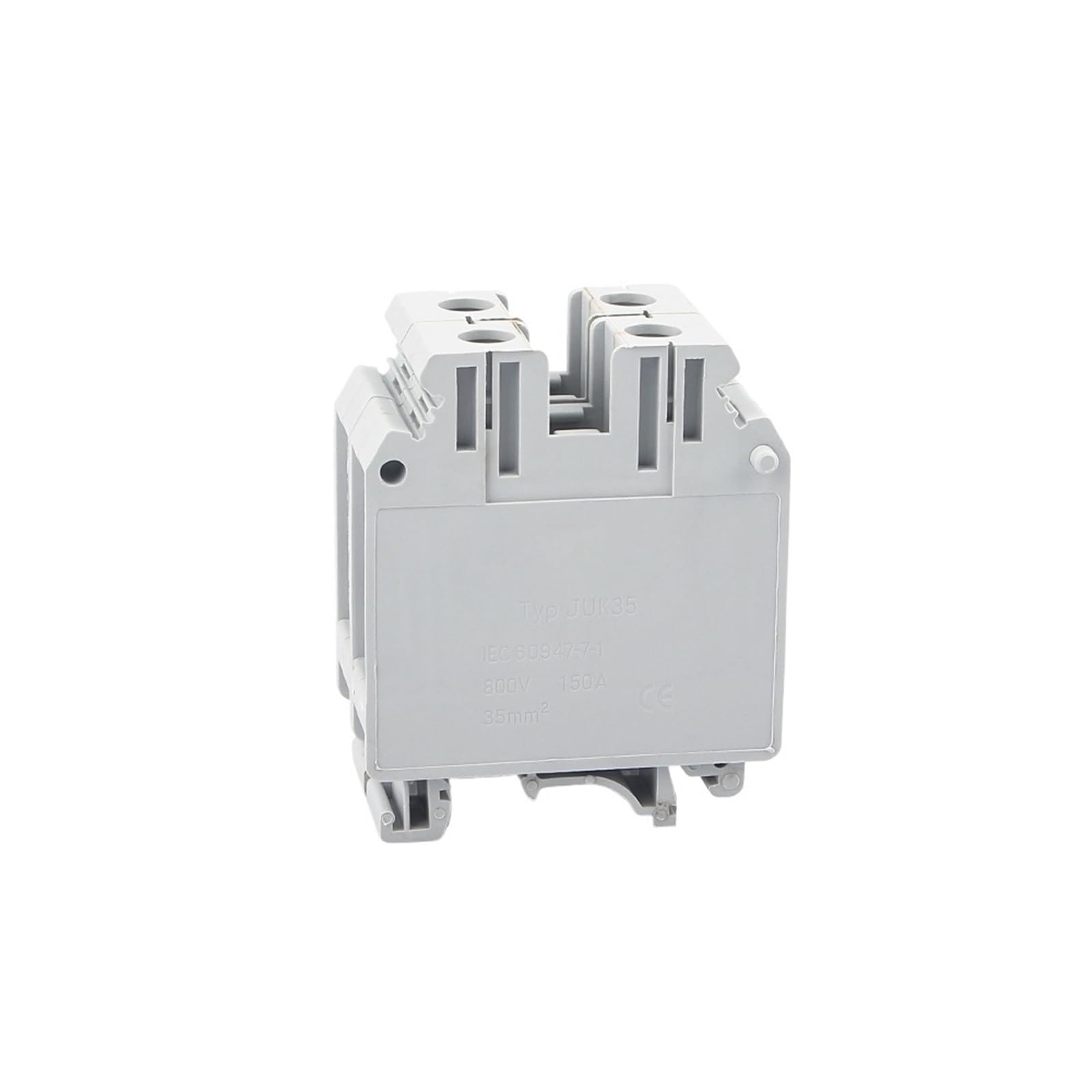 Bloques de terminales de carril Din, 10 Uds., UK-35, conector de clase Universal, conexión de tornillo, Conductor de cable UK35