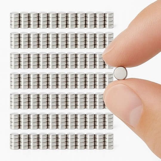 Pack of 100 - Ultra-Strong Mini Neodymium Disc Magnets 4 mm × 1.5 mm – Premium N35 | Ideal for Craft Projects, Model Making, School, Office & DIY Organizing