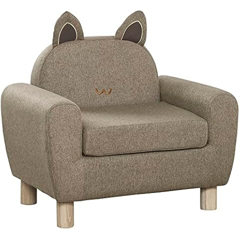 HOMCOM Kids Sofa with Ear Design Cover