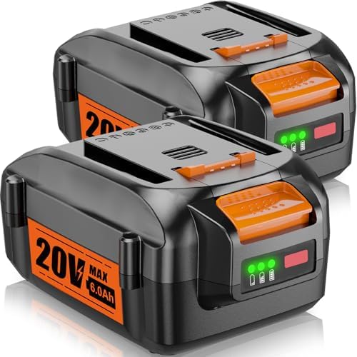 20V 6.0Ah Replacement Battery For Worx Tools | Compatible With WA3575 WA3525 WA3578 Power Share