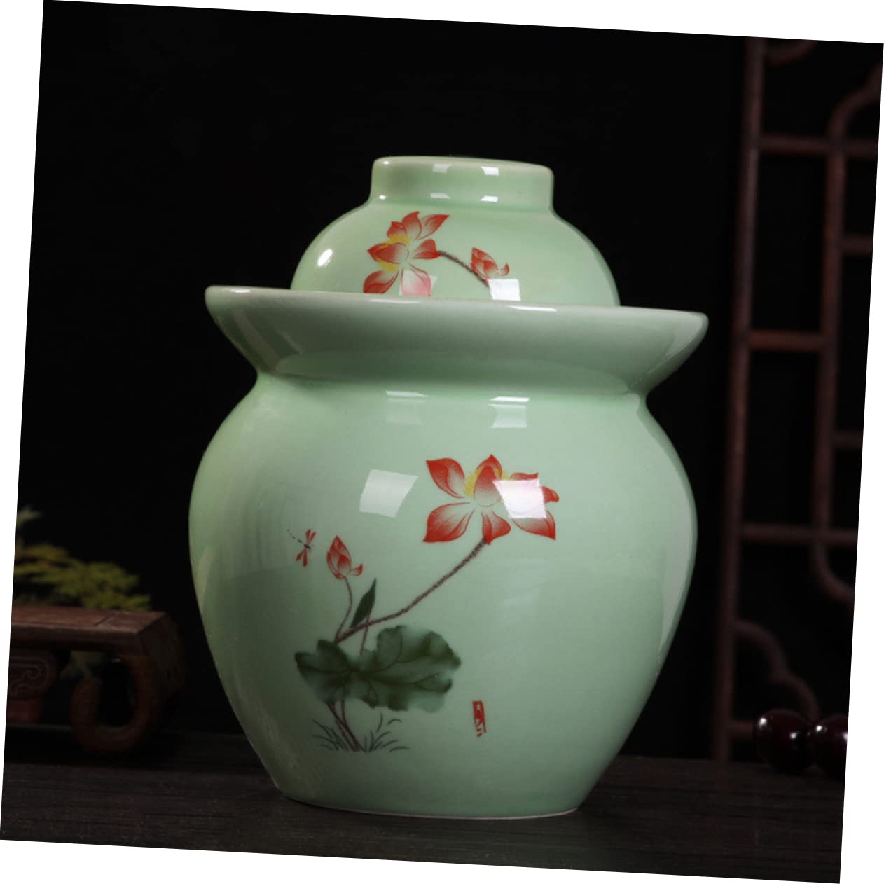 UPKOCH Barattolo Sottaceti in Ceramica Contenitore Alimenti Ceramica Barattolo Per Uso Domestico Sigillato Coperchio Per Conservazione