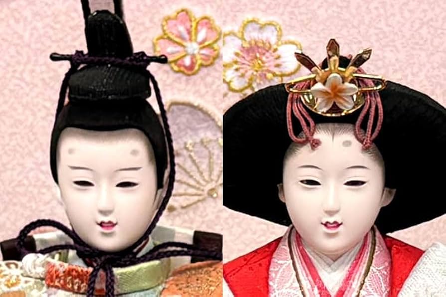 Amazon | 雛人形 久月 ひな人形 雛 平飾り 親王飾り よろこび雛