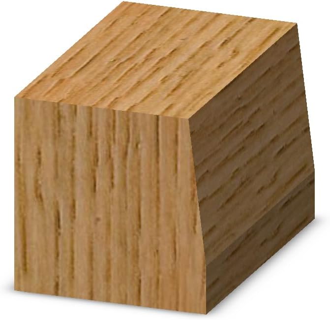 Whiteside Router Bits 2298 Edge Bevel Bit with 7-Degree 3/8-Inch Cutting Length