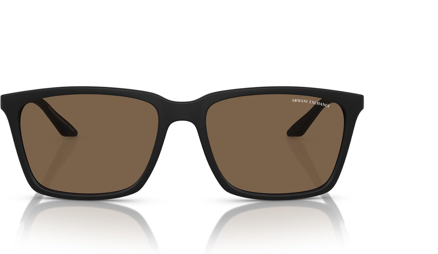 Armani Exchange mens Ax4138s Rectangular Sunglasses