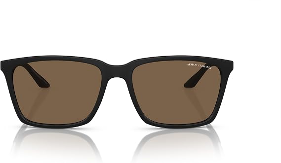 Armani Exchange mens Ax4138s Rectangular Sunglasses