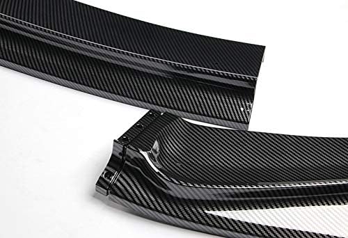 EPARTS 3PCS Front Bumper Body Kit Spoiler Lip Compatible with 2018-2021 Honda Fit (Painted Carbon Fiber)