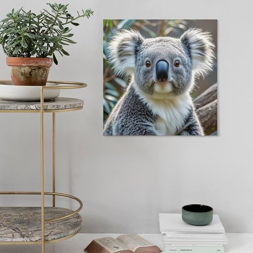 Toile murale abstraite koala pour salon moderne - 5