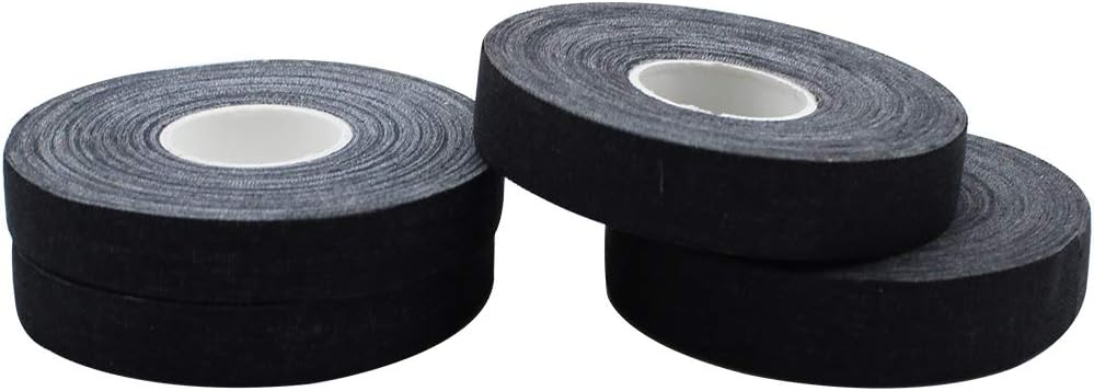 LumenTY 4 Roll Sports Finger Tape Protective Finger Tape Kinesiology Tape Finger Strong Sports Tape for Wrist for Exercise Sports/Injury Recovery-Black