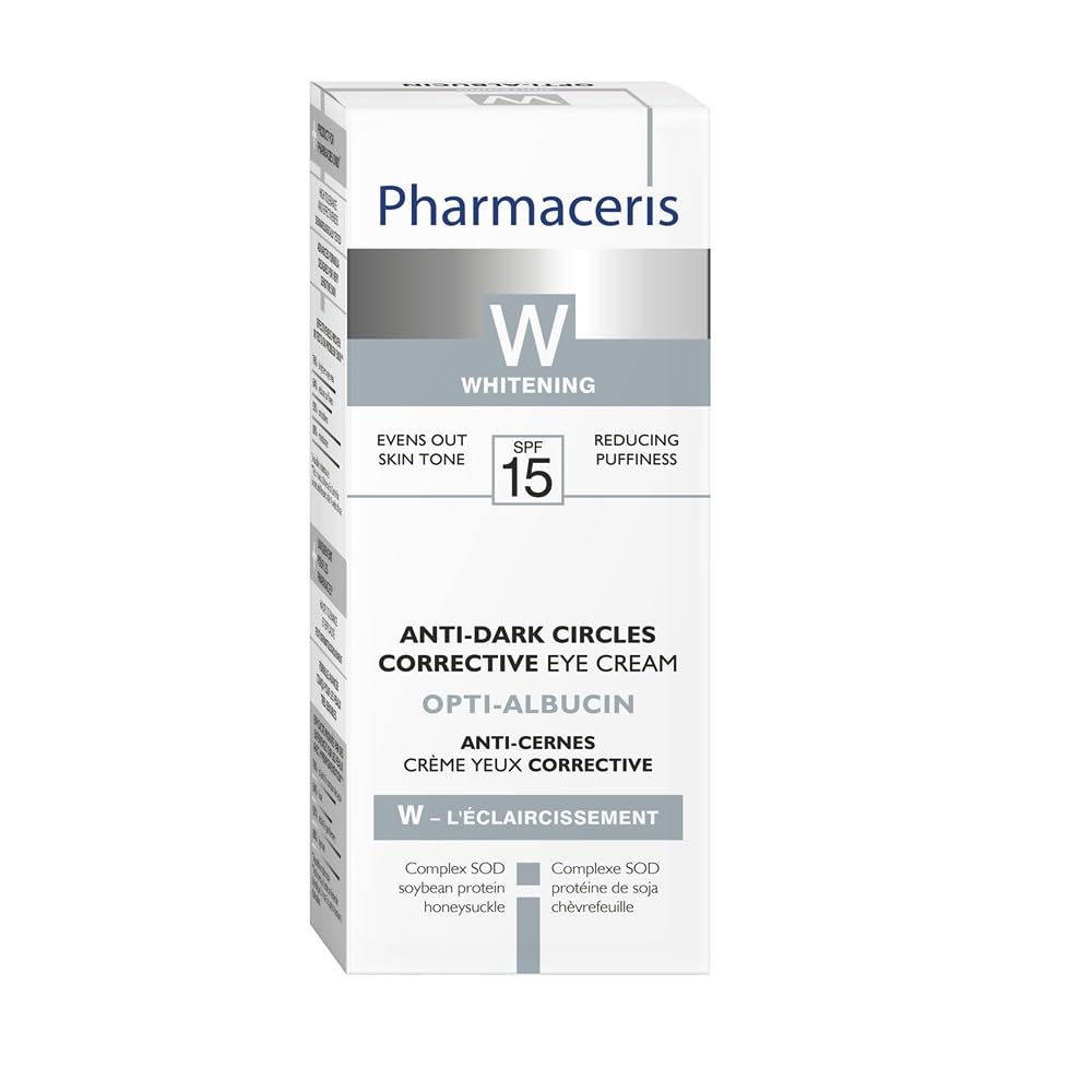 Pharmaceris W Opti‑Albucin Anti‑Dark Corrective Eye Cream SPF 15, 15 Ml – Soya Rice Protein Complex Sod Vitamin E Calms Puffiness And Dark Circles