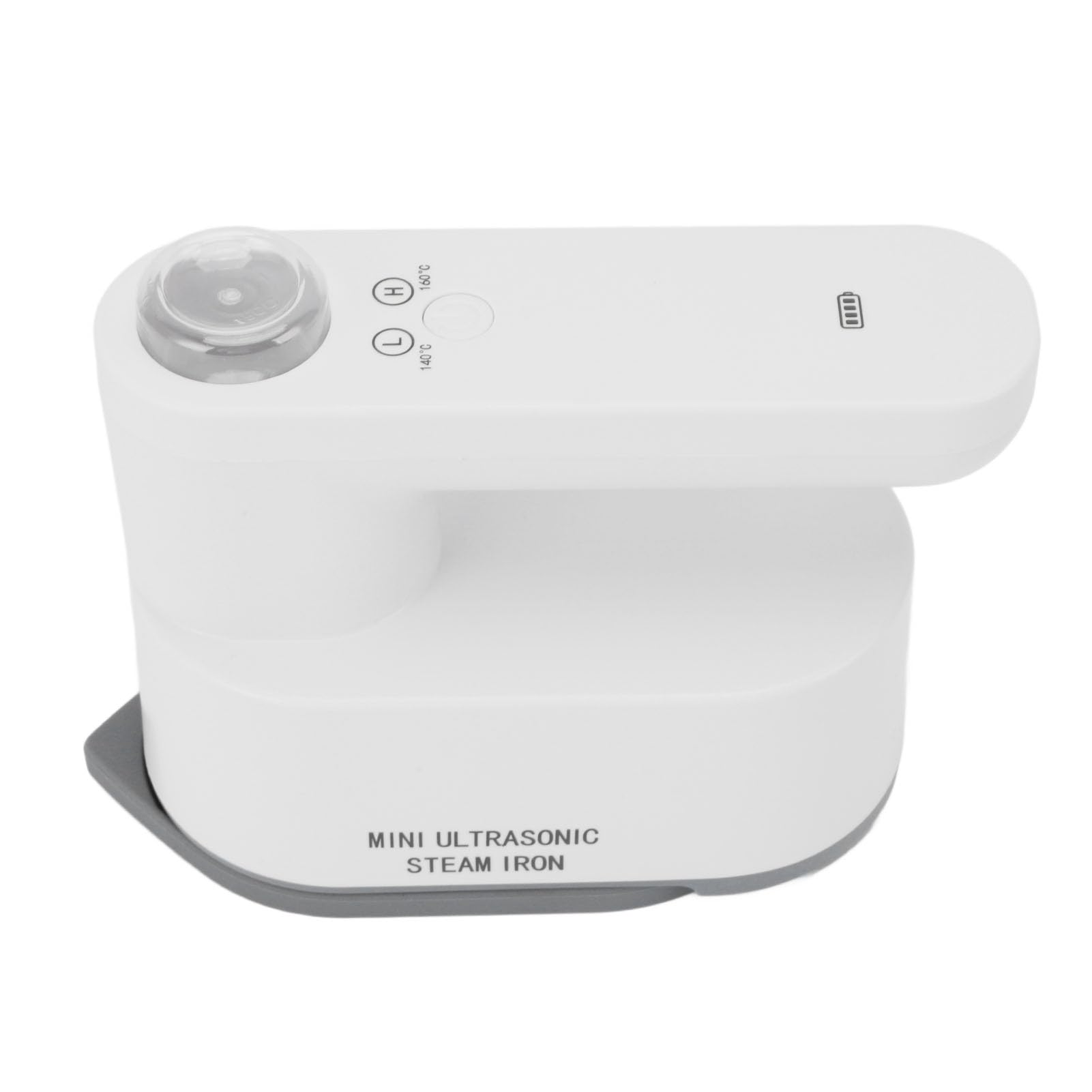 Generic Plancha de Pequeña Portátil Inalámbrica, Ajuste de Temperatura de 2 Niveles para Ropa, Viaje, PBT, 393g