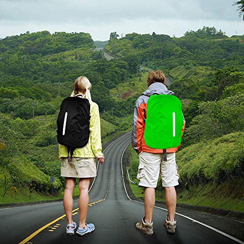 LAMA Backpack Rain Cover, Waterproof, for School Bags, with Reflective Strips, Adjustable Buckle S (18L-25L) M (26L-40L) L (41L-55L) - Image 7