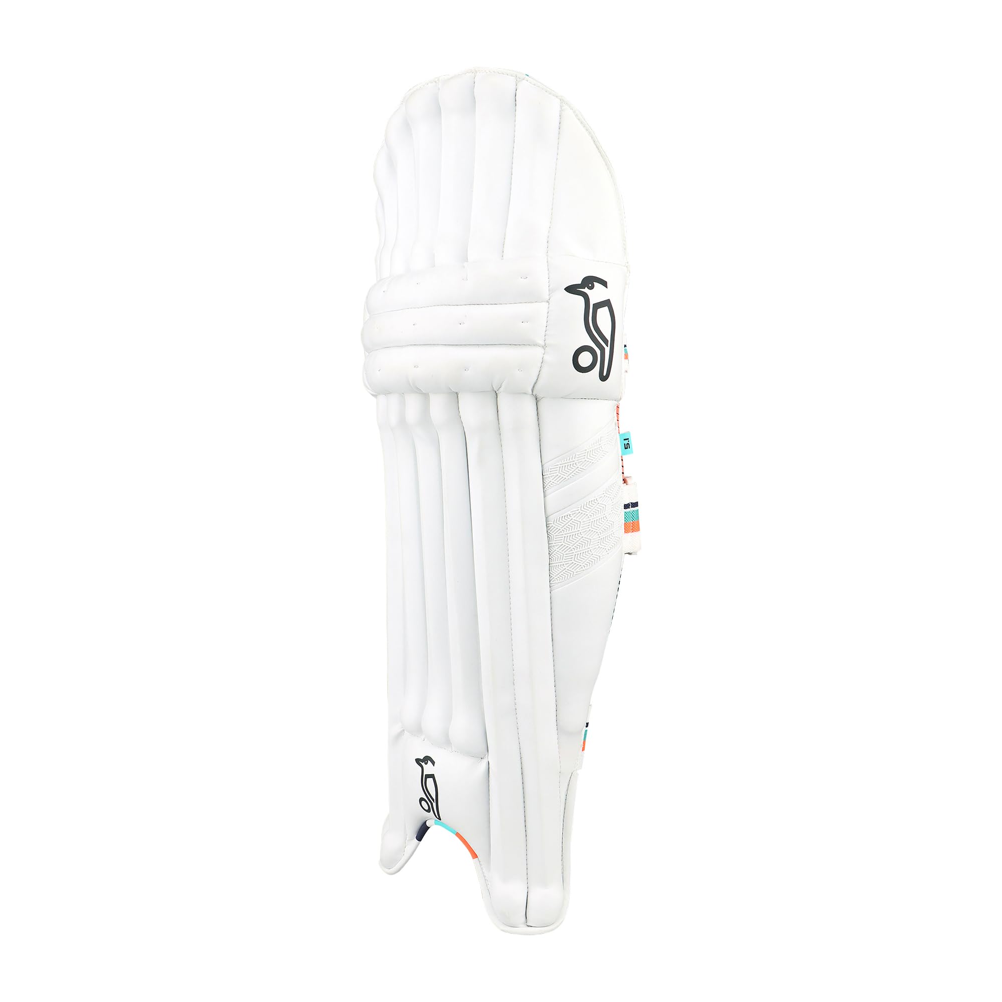 Kookaburra Aura 5.1 Cricket-Schlagpolster für Erwachsene, rechte Hand, Weiß