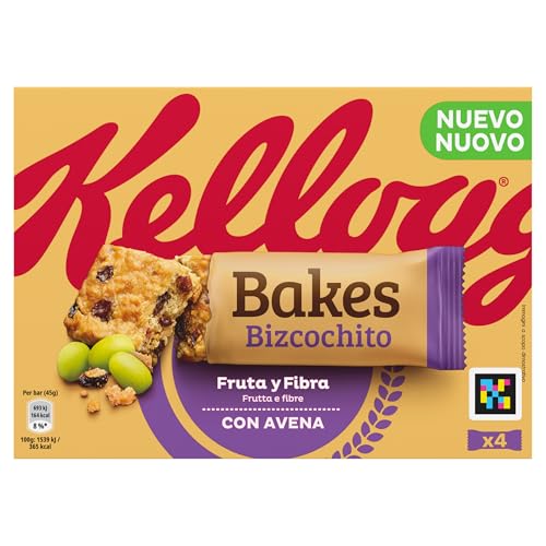 Kellogg's Bizcochito Bakes Pasas, 4x45g