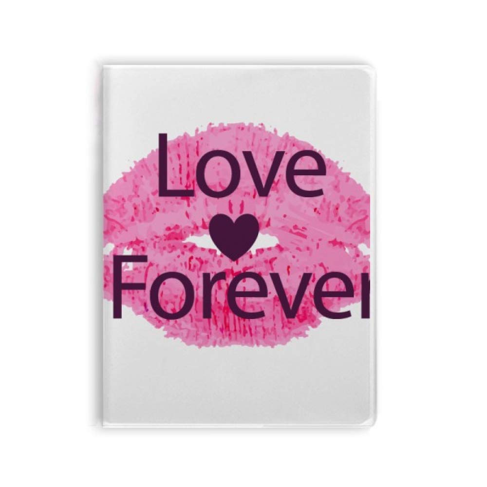 Carnet de Saint-Valentin couverture souple carnet de notes motifs lèvres roses - 4