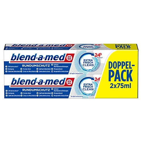 Blend-a-med Rundumschutz Extra Frisch Clean Zahnpasta (1 x 2x 75 ml) – Bild 4