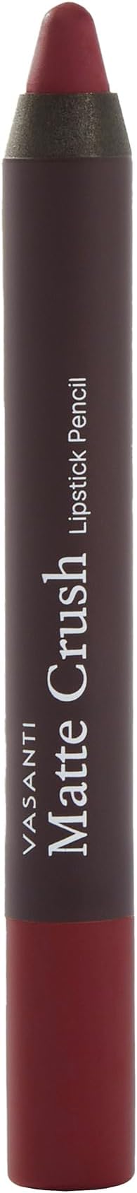Matte Crush Lipstick Pencil (Rosy Pout) | Long-Lasting, Water-Resistant Lip Liner Pencil that Won’t Smudge | Highly Pigmented, Soft Matte Lip Pencil