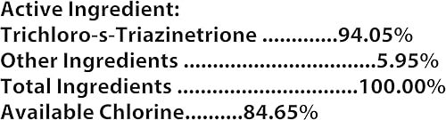Miniatura 6 de Robelle Pestañas multiusos 5 en 1 de alta calidad de 5 libras, tabletas de cloro de 3 pulgadas, desinfectante, clarificador, inhibidor de manchas,