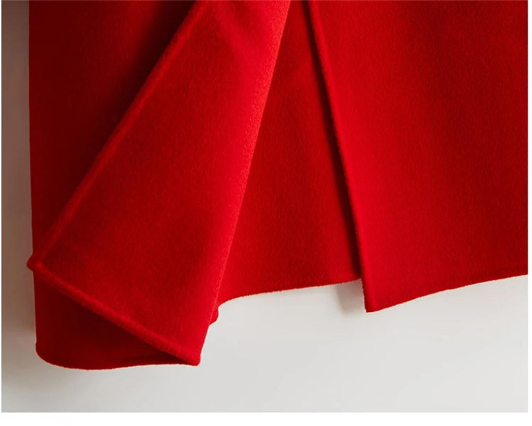 Abrigos de lana para mujer con cinturón, de manga larga, frente abierto, elegante, para mujer