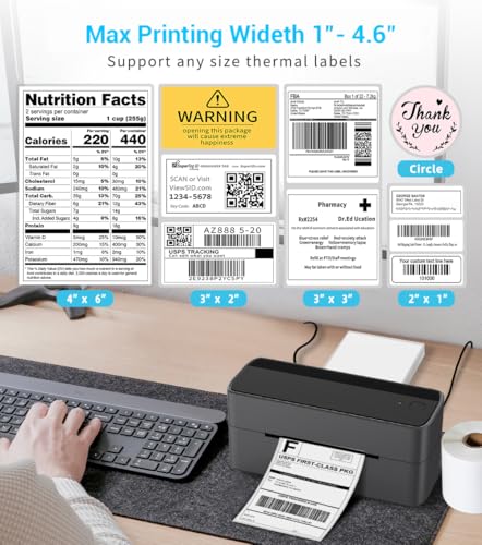 Phomemo 241BT Bluetooth Thermal Label Printer Compatible thumb #2