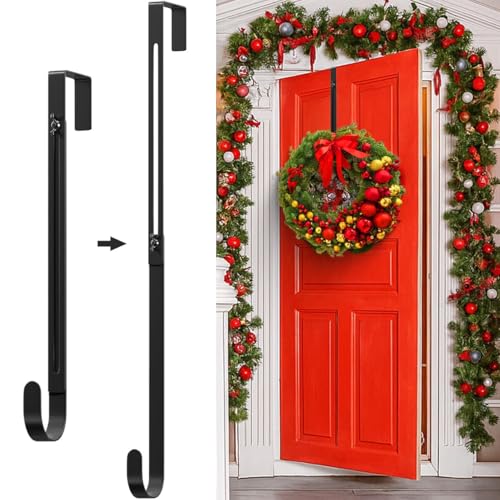 Metal Wreath Hanger for Front Door Adjustable Wreath Hanger from 12-20