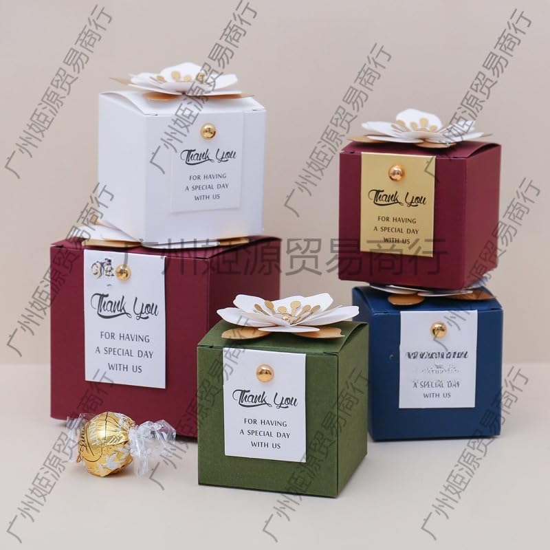 Dekorative Schachteln, 9 cm, 10–100 Stück, vielseitige Süßigkeitenschachteln für Kindergeburtstage, Weihnachten, Hochzeiten, Babypartys, Feiertage