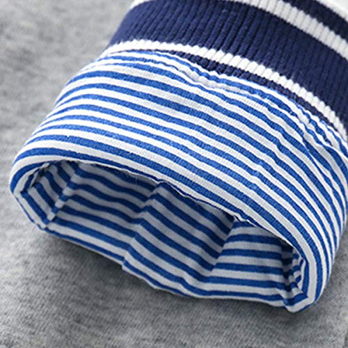 Famuka B07LD5GNVB Baby Boy Spring Coat Little Kids Baseball Cardigan Jacket thumb #5