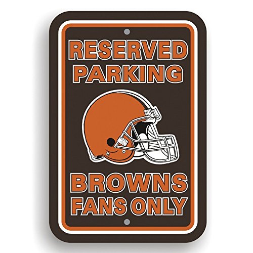 NFL Cleveland Browns Plastic Parking Sign