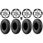 Bundle-9-Items-ITP-SS212-14-Wheels-Machined-30-MotoRally-Tires-4x156-Bolt-Pattern-12mmx125-Lug-kit