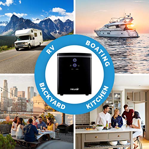 image for NewAir Black Portable Ice Maker | First Batch In Under 10 Minutes And 