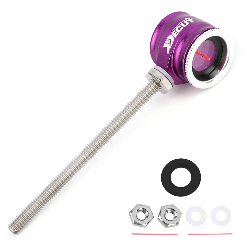 SHARROW Archery Recurve Bow Sight Pin 0.5/0.75/1.0 Optical Fiber Sight Scope Pin Sight Aiming Point Pin LH/RH for Hunting Shooting (1.0, Purple)