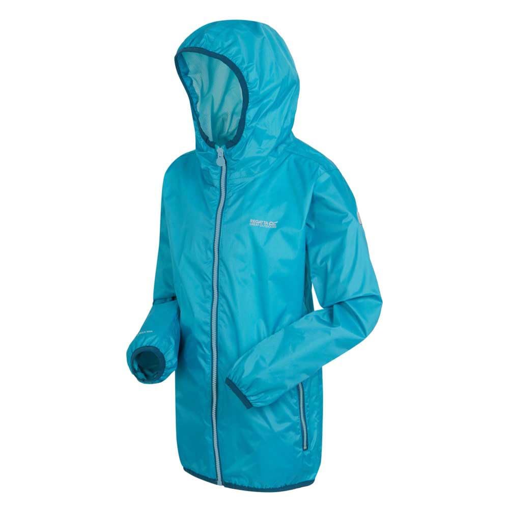 Regatta Levier II Veste technique imperméable unisexe pour enfant, Bleu Tahoe, 16 Years