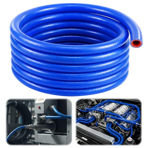 Outus 3/4 ID Silicone Heater Hose 25ft Roll Coolant Radiator Straight 85 Psi Pressure Reinforced High Temperature for Water/gas Transportation for Vehicle Cooling Systems(Blue)