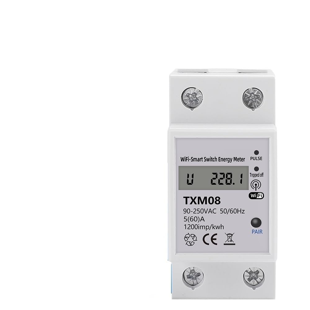 Minuterie avec protection contre les surtensions et commutateur WiFi 60A Tuya