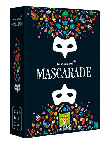Asmodee: Mascarade - Juego de Mesa de Bluff, 4-6 Jugadores, más