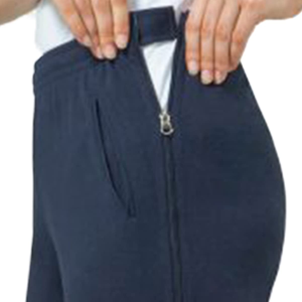 hajo Damen Jogginghose Funktions-Rehahose mit Reißverschluß am Hosenbein - Kurzgrößen