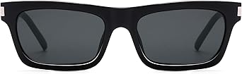 Retro Rectangular Sunglasses for Women Men Trendy Narrow Vintage Wide 90s Revival Sunnies AP3752