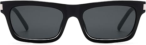 Retro Rectangular Sunglasses for Women Men Trendy Narrow Vintage Wide 90s Revival Sunnies AP3752