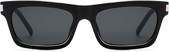 Retro Rectangular Sunglasses for Women Men Trendy Narrow Vintage Wide 90s Revival Sunnies AP3752