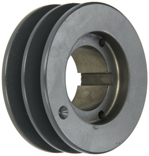 Browning 2TB40 Split Taper Sheave, Cast Iron, 2 Groove, A or B Belt, Uses P1 Bushing