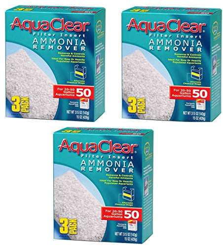 Aquaclear 50-gallon Ammonia Remover 9 Total Filters (3 Packs with 3 Filters per Pack)