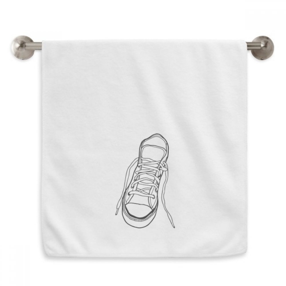 Serviettes moelleuses absorbantes 13x29 inch motif diadème blanc pour un séchage délicat