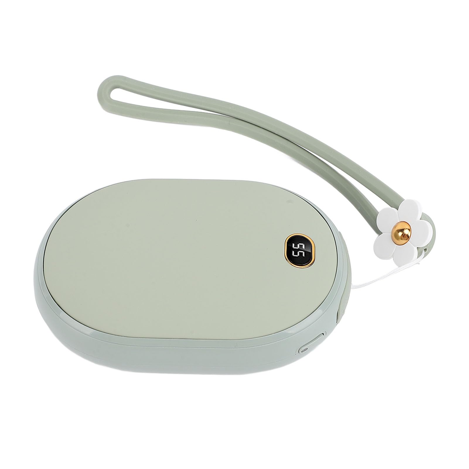 AMONIDA Calentador de Manos USB Banco de Energía de Carga Rápida 2A Compacto y Eficiente para Actividades Al Aire Gris 10000mAh