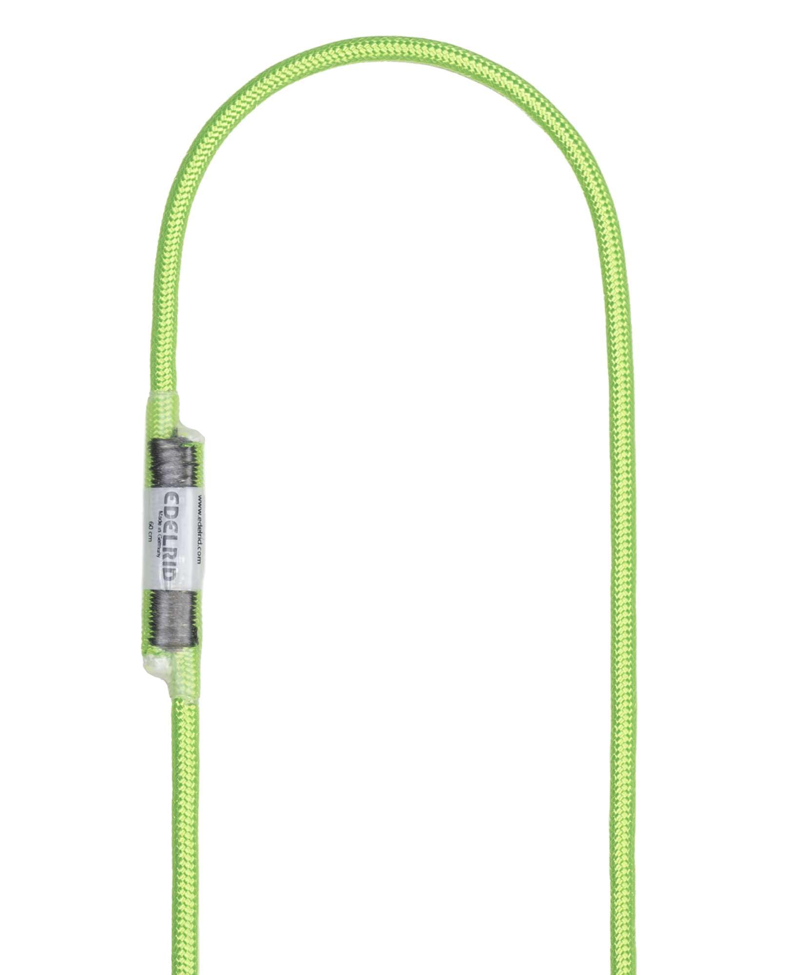 Edelrid Unisex - Adult HMPE Cord Sling 6 mm Round Sling, Neon Green (499), 60 cm
