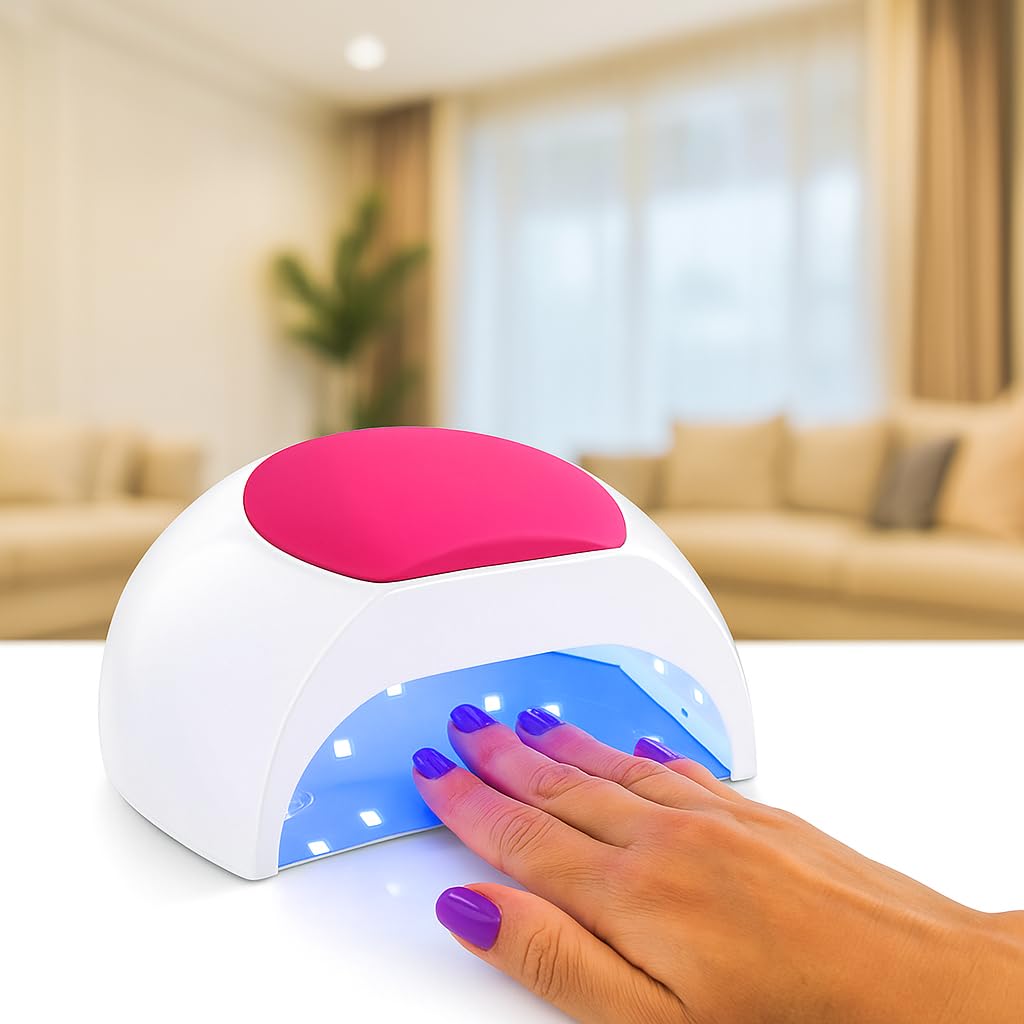 Lampada Unghie UV LED Professionale 48W con Sensore Automatico e 4 Timer (10s/30s/60s/90s) | 33 LED per Gel e Smalto Semipermanente, Asciugatura Rapida e Sicura