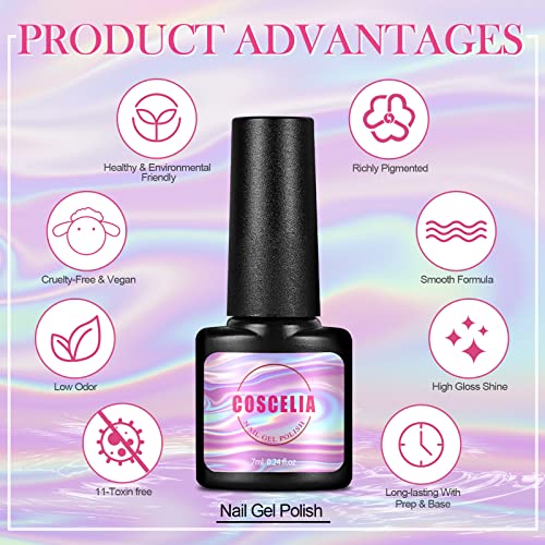 COSCELIA Smalto per unghie Semi Permanente Smalto